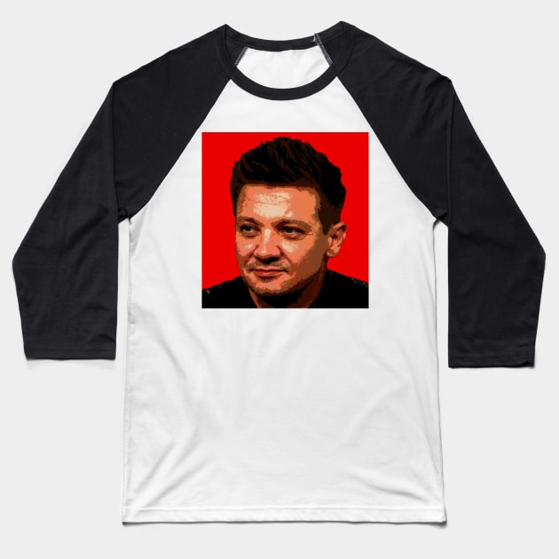 jeremy renner Baseball T-Shirt by oryan80